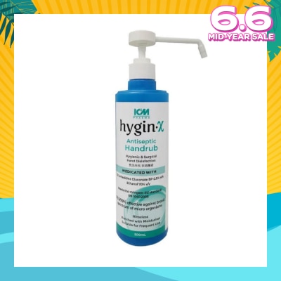 ICM PHARMA Hygin-X Antiseptic Handrub 500mL