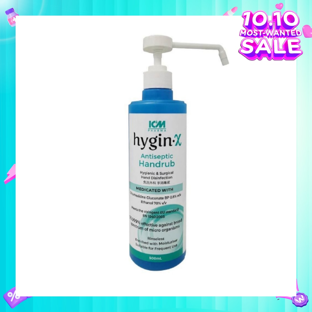 Hygin-X Antiseptic Handrub 500mL