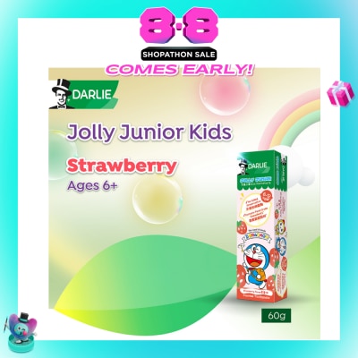 DARLIE - Jolly Junior Kids  Strawberry Flavour Toothpaste (Age 6-12) 60g