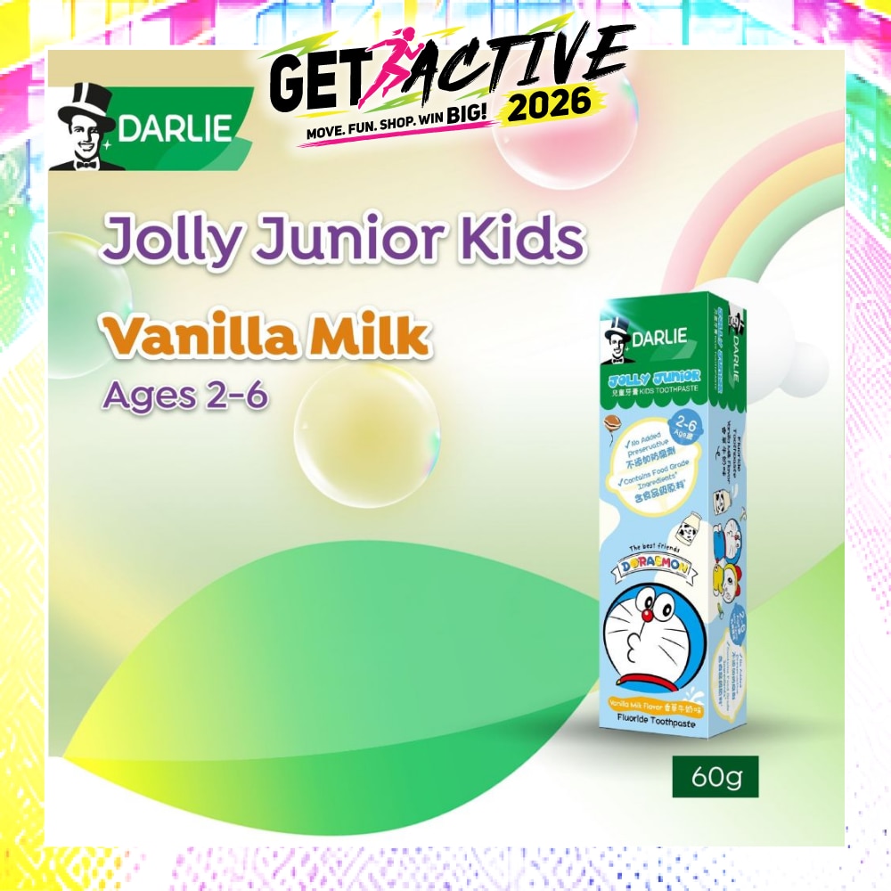 Jolly Junior kids toothpaste Vanilla Milk Flavor 60g (Expiry: Mar`2027) image