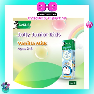 DARLIE - Jolly Junior kids toothpaste Vanilla Milk Flavor 60g&nbsp;(Expiry: Mar`2027)