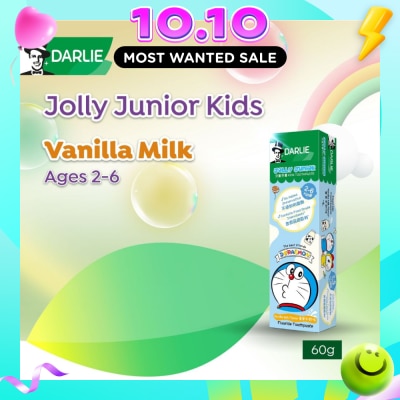 DARLIE Jolly Junior kids toothpaste Vanilla Milk Flavor 60g (Expiry: Mar`2027) image