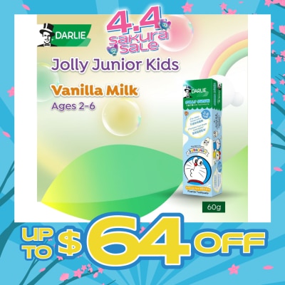DARLIE - Jolly Junior Kids Vanilla Milk Toothpaste 60g (Age 2-6) 60g