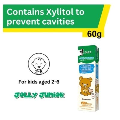 DARLIE Jolly Junior Rilakkuma Kids Toothpaste Vanilla (For 2 to 6yrs old) 60g