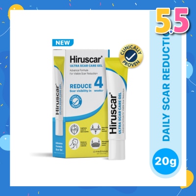 HIRUSCAR Ultra Scar Care Gel (To Lighten Old & New Scars & Dark Marks) 20g