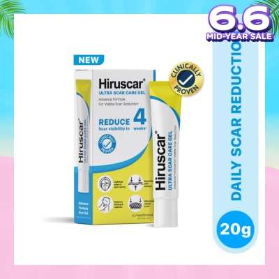 HIRUSCAR Ultra Scar Care Gel (To Lighten Old & New Scars & Dark Marks) 20g