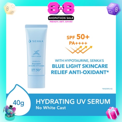 SENKA - Deep Moist Invisible UV Serum SPF50+ PA++++ (No White Cast) 40g