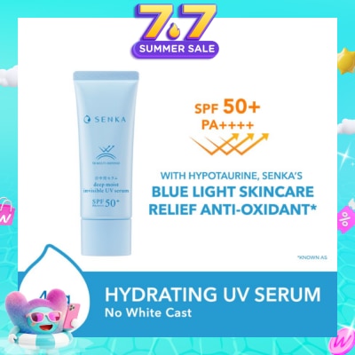 SENKA - Deep Moist Invisible UV Serum SPF50+ PA++++ (No White Cast) 40g