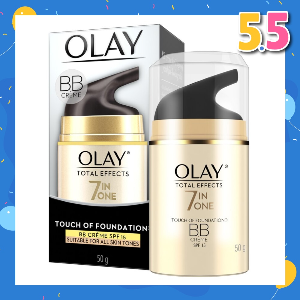 Total Effects 7 In One Touch Of Foundation BB Creame SPF 15 50g