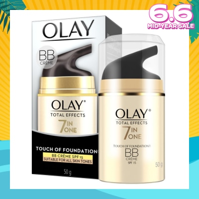 OLAY Total Effects 7 In One Touch Of Foundation BB Creame SPF 15 50g