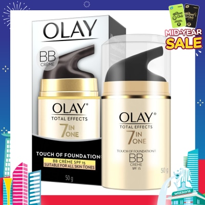 OLAY Total Effects 7 In One Touch Of Foundation BB Creame SPF 15 50g