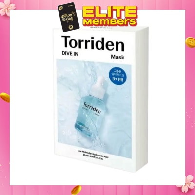 TORRIDEN Dive In H.A Sheet Mask Pack 6s