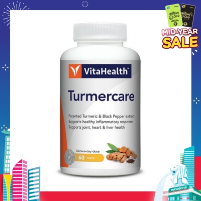 VITAHEALTH Turmercare Tablet (Support Health Inflammatory + Healthy Heart + Joints) 60s
