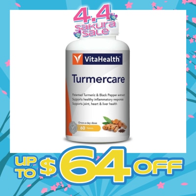 VITAHEALTH - Turmercare Tablet (Support Health Inflammatory + Healthy Heart + Joints) 60s
