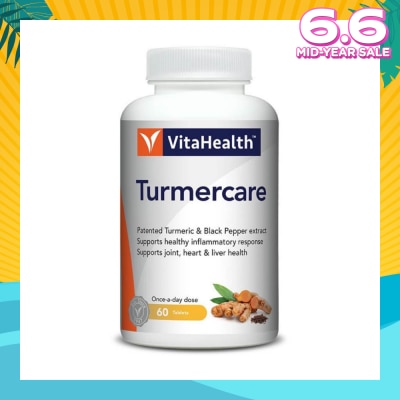 VITAHEALTH Turmercare Tablet (Support Health Inflammatory + Healthy Heart + Joints) 60s