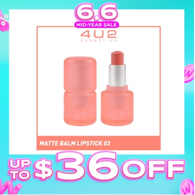 4U2 - Matte Balm Lipstick 03 Almost Me 1s