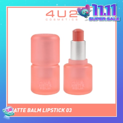 4U2 Matte Balm Lipstick 03 Almost Me 1s