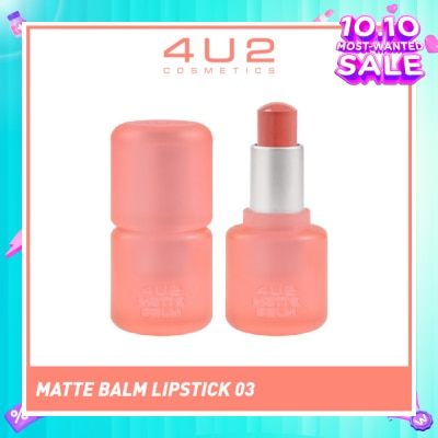 4U2 Matte Balm Lipstick 03 Almost Me 1s
