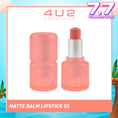 4U2 Matte Balm Lipstick 03 Almost Me 1s