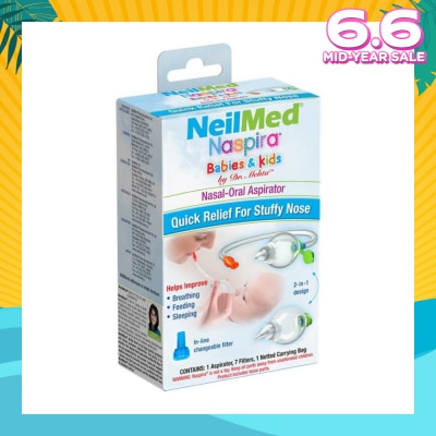 NEILMED Naspira Nasal-Oral Aspirator 1s