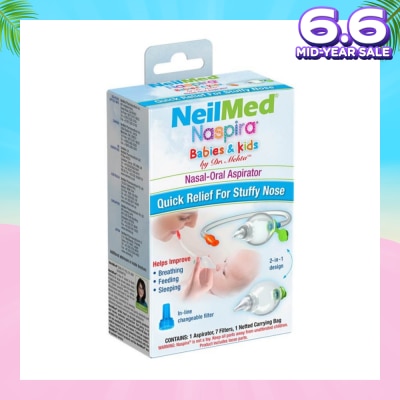 NEILMED Naspira Nasal-Oral Aspirator 1s