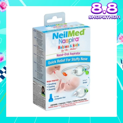 NEILMED Naspira Nasal-Oral Aspirator 1s