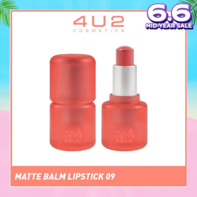 4U2 Matte Balm Lipstick 09 Rainbow Dream 1s