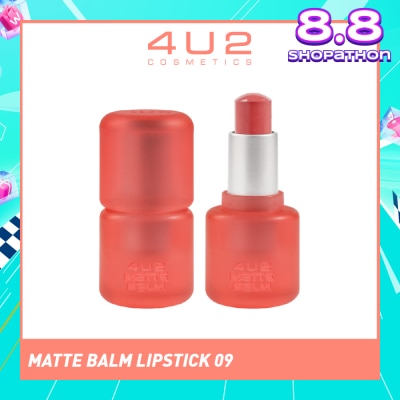 4U2 Matte Balm Lipstick 09 Rainbow Dream 1s