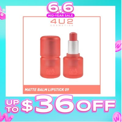 4U2 - Matte Balm Lipstick 09 Rainbow Dream 1s