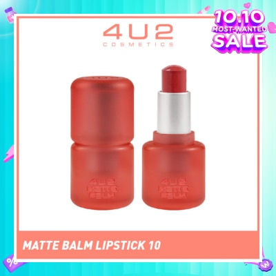 4U2 Matte Balm Lipstick 10 Sunny Honey 1s