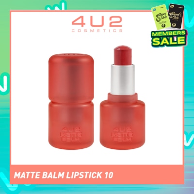 4U2 Matte Balm Lipstick 10 Sunny Honey 1s