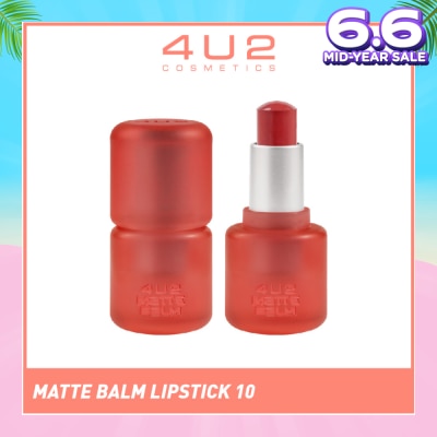 4U2 Matte Balm Lipstick 10 Sunny Honey 1s