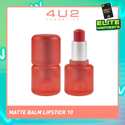 4U2 Matte Balm Lipstick 10 Sunny Honey 1s