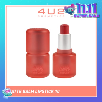 4U2 Matte Balm Lipstick 10 Sunny Honey 1s