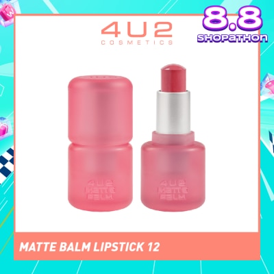 4U2 Matte Balm Lipstick 12 Sugar Daddy 1s