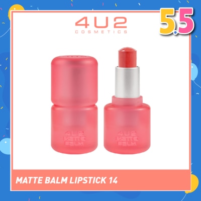 4U2 Matte Balm Lipstick 14 Girl Crush 1s