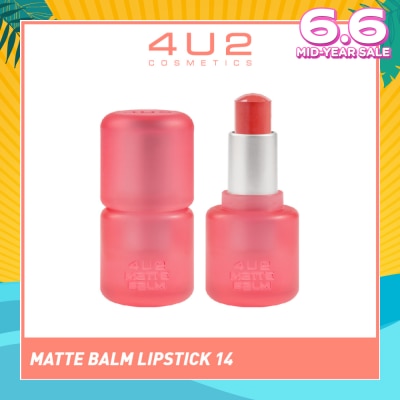 4U2 Matte Balm Lipstick 14 Girl Crush 1s