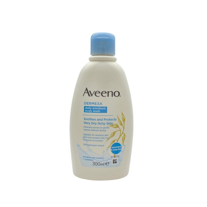 Dermexa Daily Emollient Body Wash (Gently Cleanse And Soothe Extra Dry Eczema-Prone Skin) 300ml