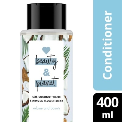 LOVE BEAUTY AND PLANET Coconut Water & Mimosa Flower Volume and Bounty Conditioner 400ml