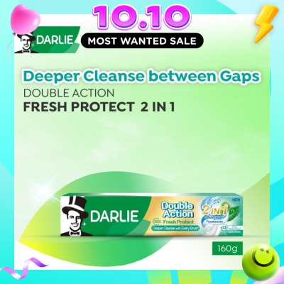 DARLIE Double Action Fresh Protect 2in1 Mouthwash Toothpaste 160g image