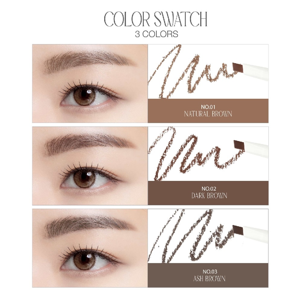 Basic Auto Brow Pencil 01 Natural Brown 1s