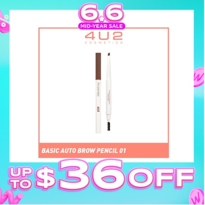 4U2 - Basic Auto Brow Pencil 01 Natural Brown 1s