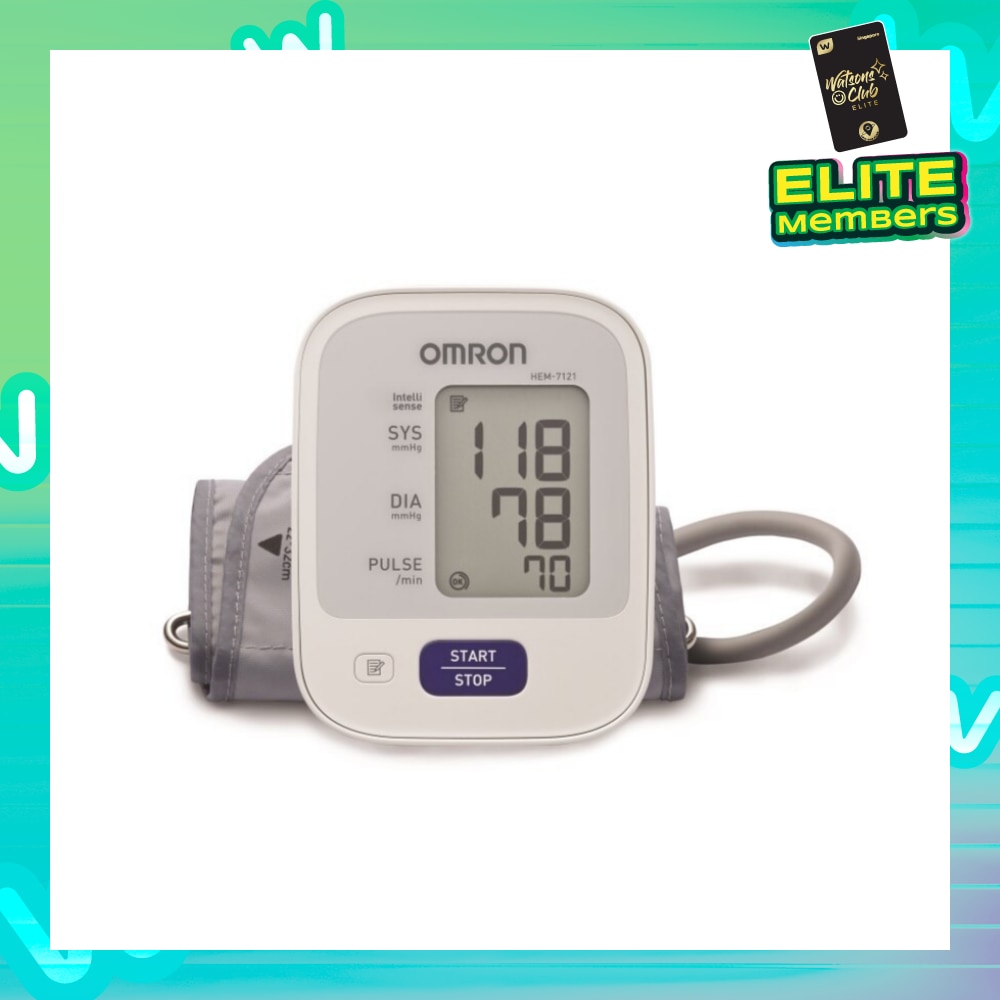 OMRON Blood Pressure Monitor 1s (Model: HEM 7121)
