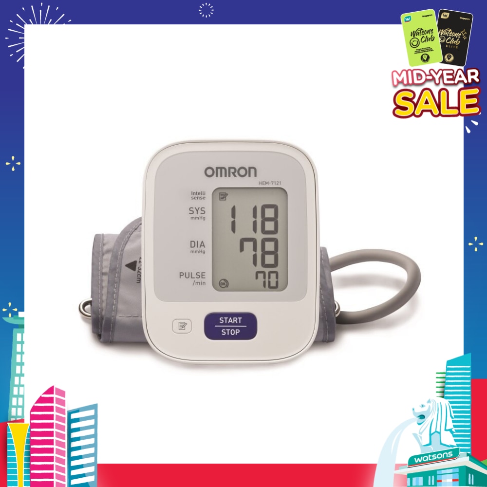 OMRON Blood Pressure Monitor 1s (Model: HEM 7121)