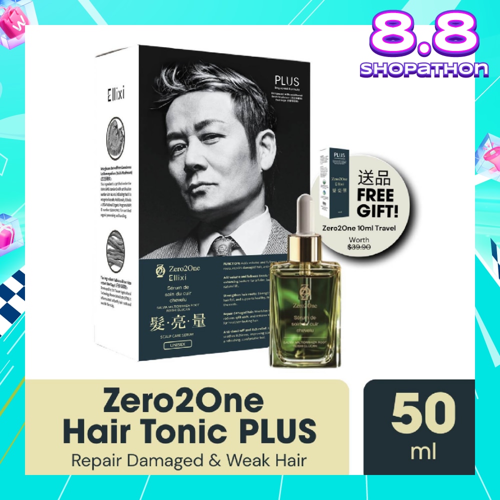 Zero2One Hair Tonic Plus 50ml