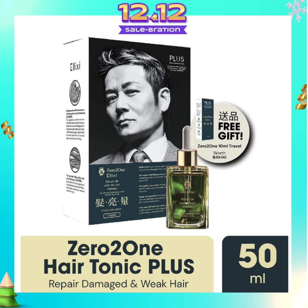 Zero2One Hair Tonic Plus 50ml