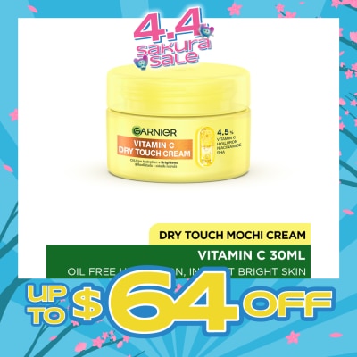 GARNIER Vitamin C Dry Touch Mochi Cream 30ml
