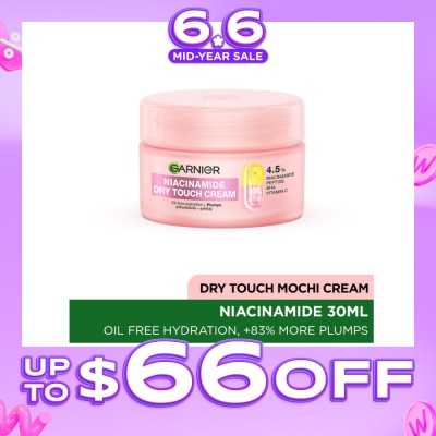 GARNIER - Niacinamide Dry Touch Mochi Cream 30ml