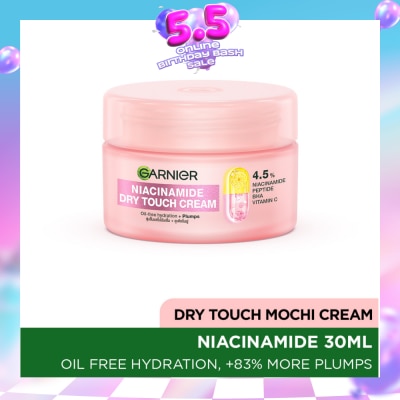 GARNIER - Niacinamide Dry Touch Mochi Cream 30ml