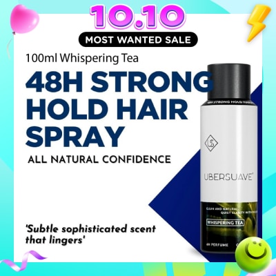 UBERSUAVE 48H Strong Hold Hair Spray Whispering Tea 100ml image